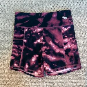 Girl’s Pink Tie-Dye Active Shorts